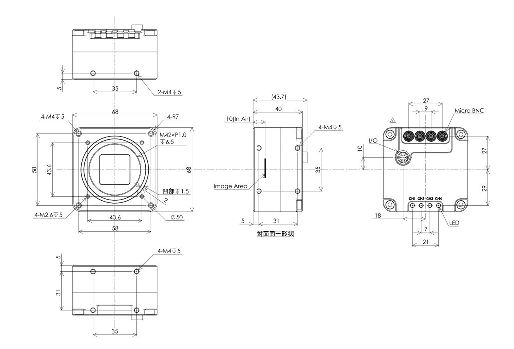 STC-LCE671FCXP124 Dimensions Drawings