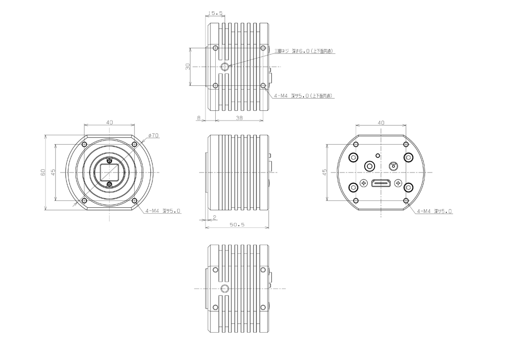 STC-HD853HDMI Dimensions Drawings