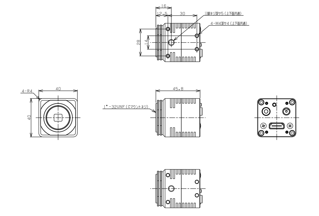 STC-HD93DV Dimensions Drawings