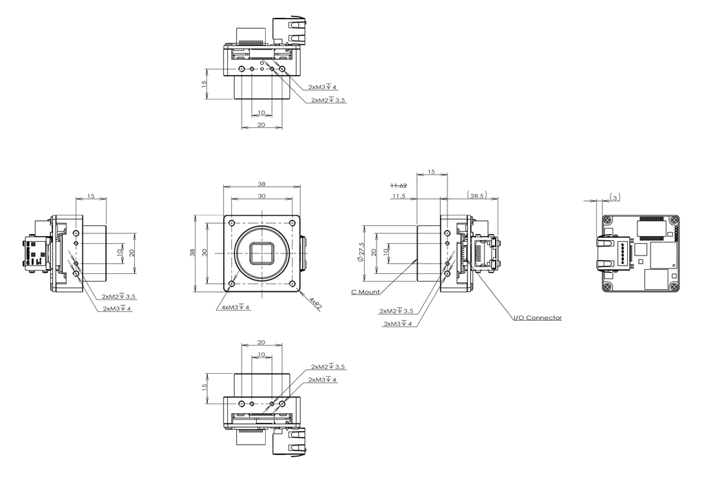 STC-BBS1242GE-BC Dimensions Drawings