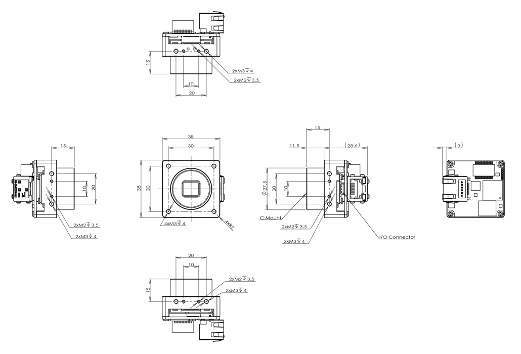 STC-BBS312GE-BC Dimensions Drawings