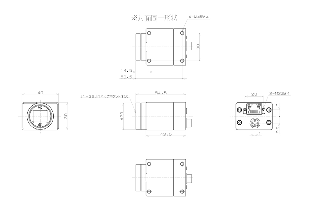 STC-MBS122BPOE Dimensions Drawings