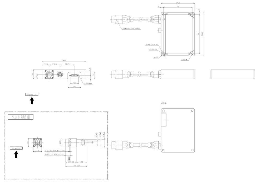 STC-RCS163U3V-SM121 Dimensions Drawings