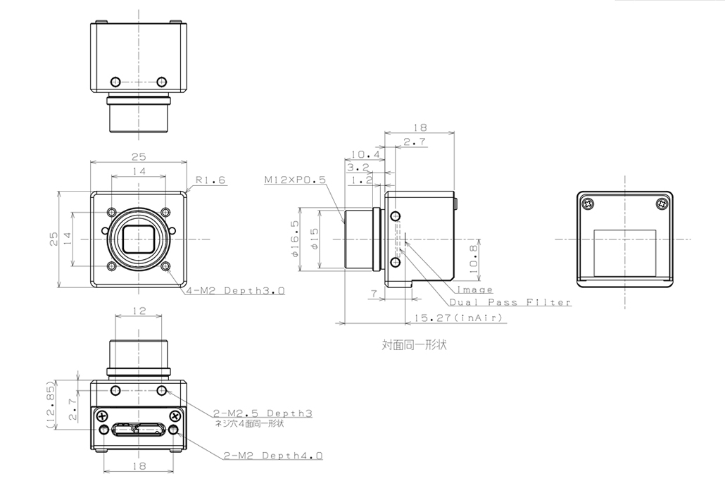 STC-S133UVC-DALL Dimensions Drawings