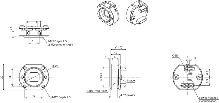 STC-S133N Dimensions Drawings