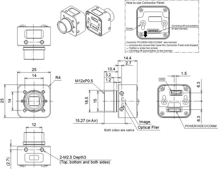STC-S133P-AL Dimensions Drawings