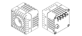 STC-LCS204BCXP124 Isometric drawing
