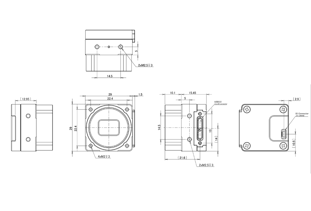 STC-BBS1242U3V-AC Dimensions Drawings