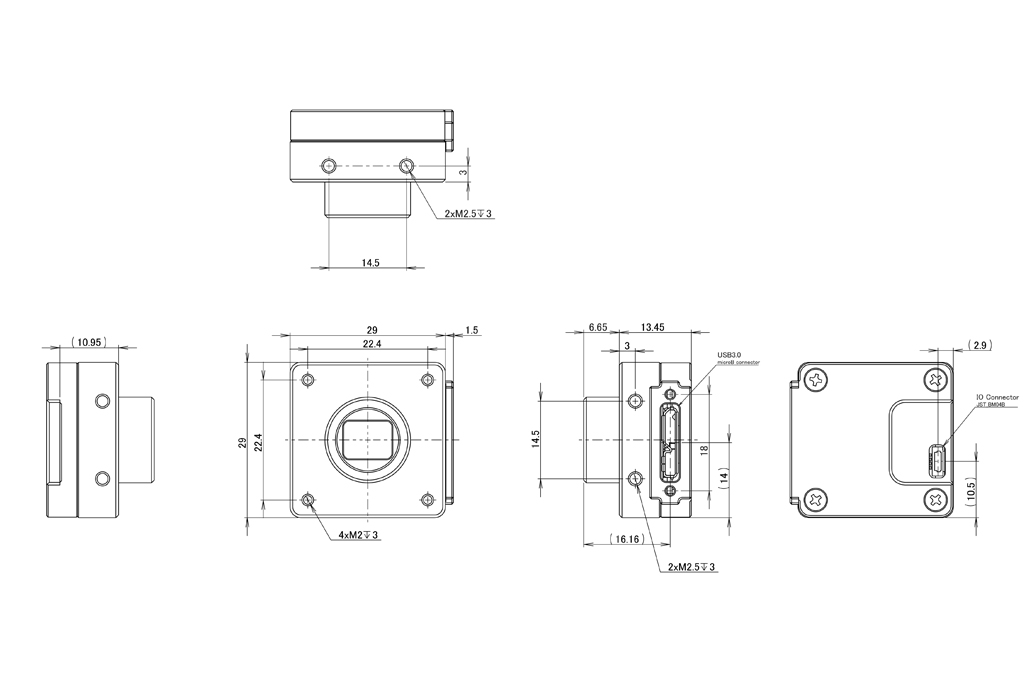 STC-BBS642U3V-AL Dimensions Drawings