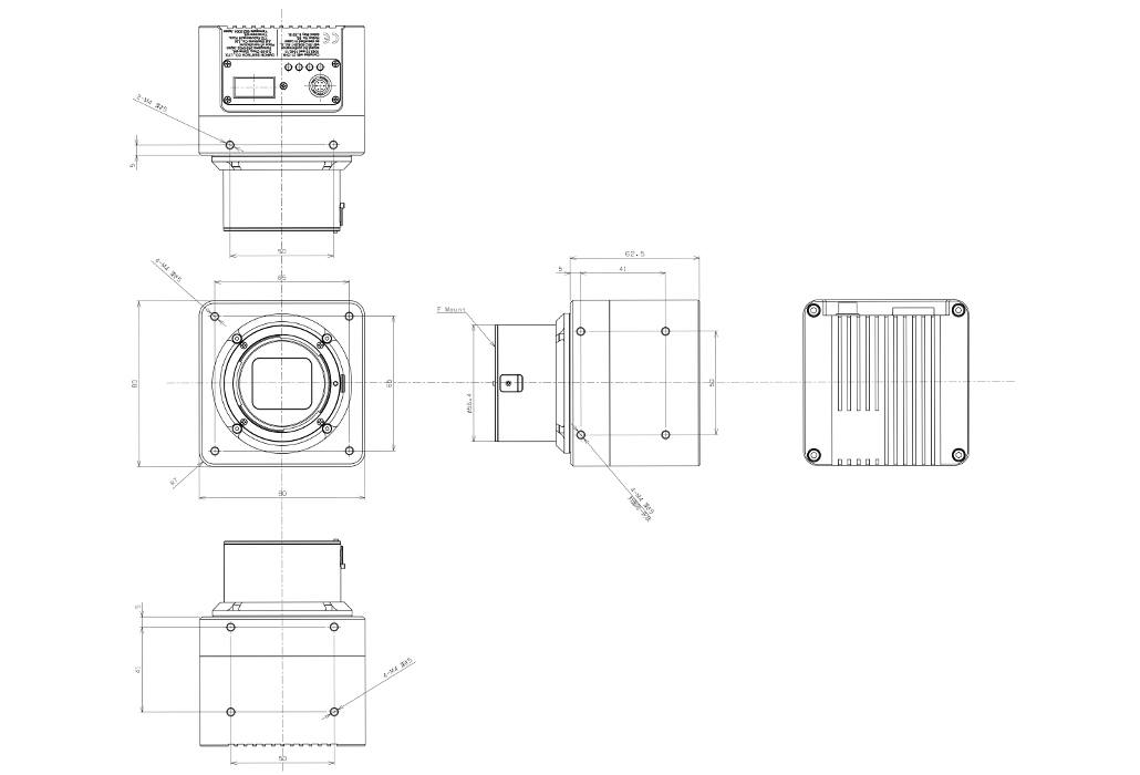 STC-CMB120AOPQ-F 外形図