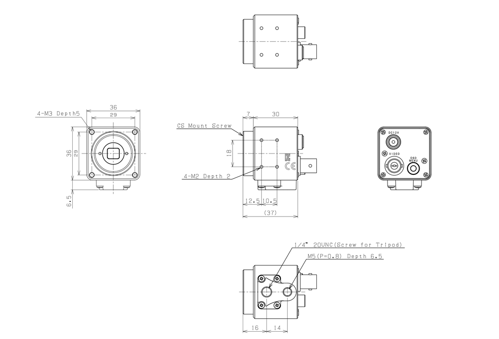 STC-S133N-BJ 外形図