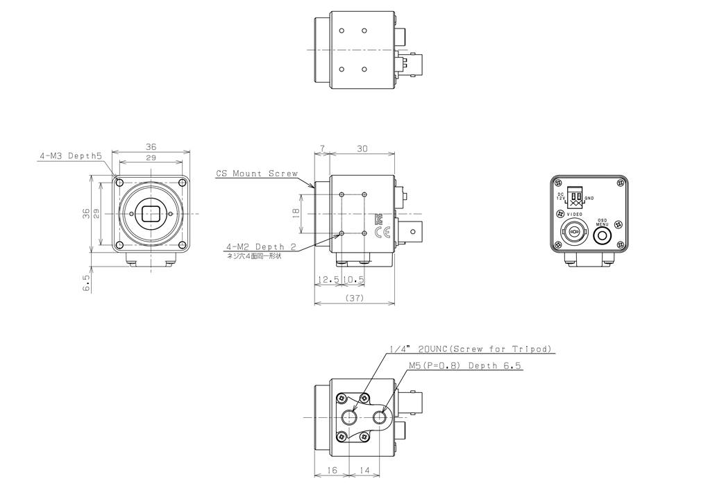 STC-S133N-BT 外形図