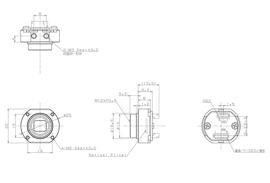 STC-S133N-ILS 外形図