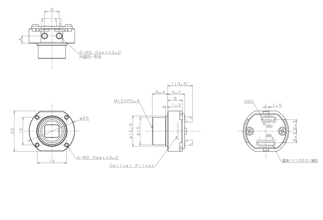 STC-S133N-IL 外形図