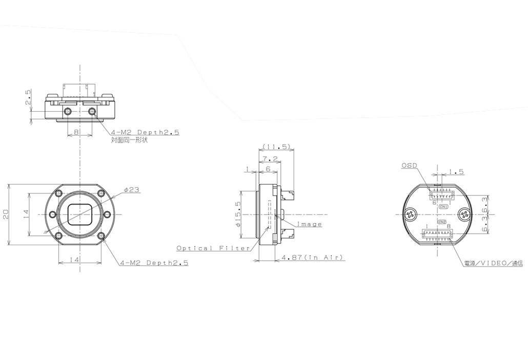 STC-S133N-I 外形図