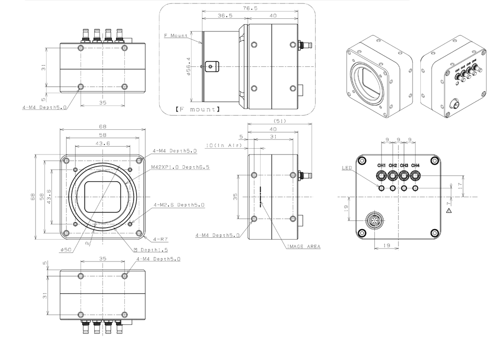 STC-CMB120ACXP 外形図