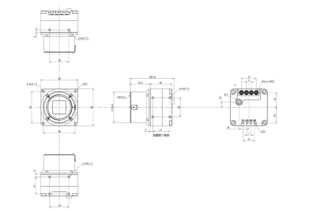 STC-LCE671FCXP124-F 外形図