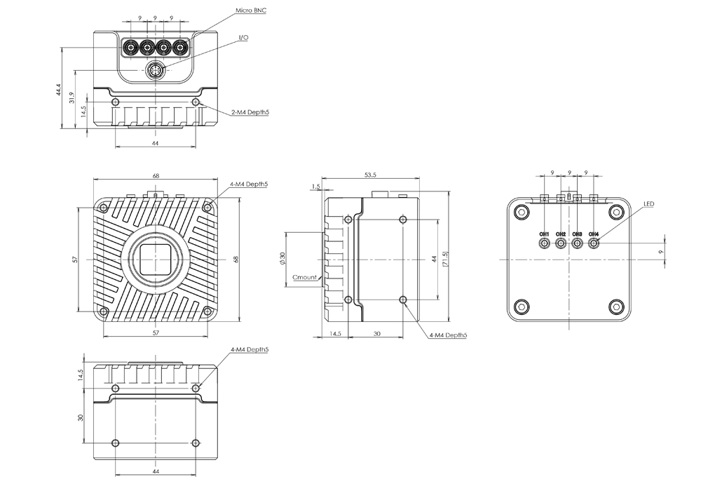 STC-LCGP251BCXP124-T 外形図