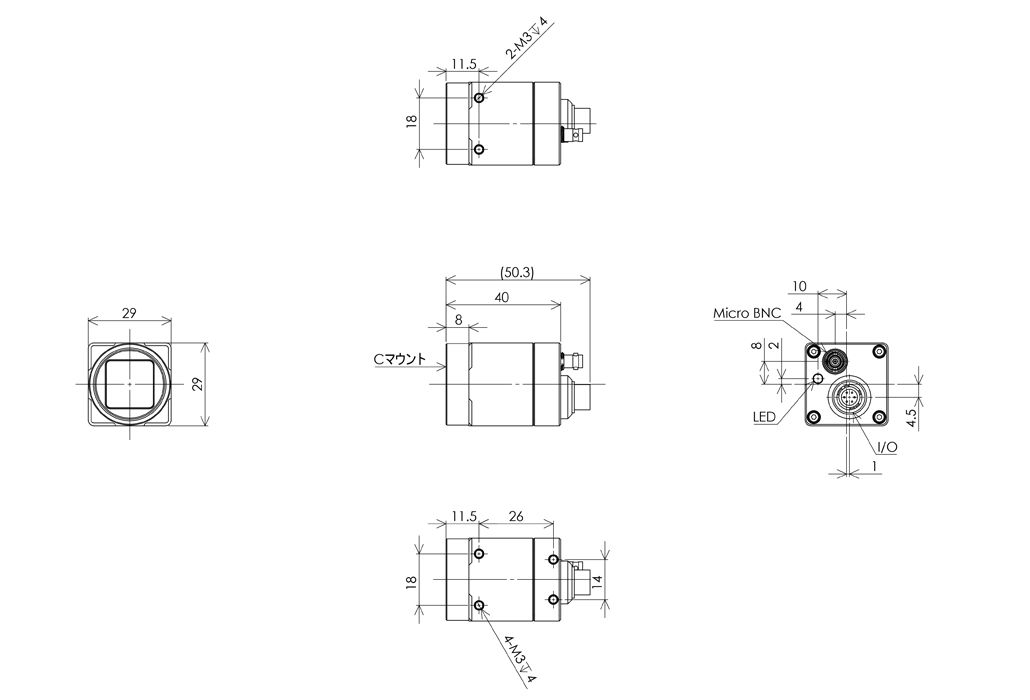 STC-MCS1221CXP121 外形図