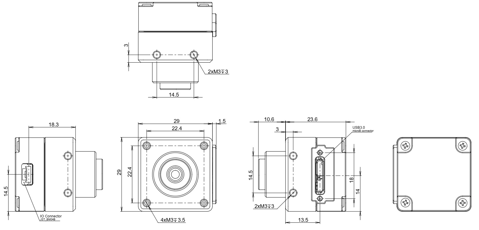 STC-BCS502U3V-AVF096 外形図